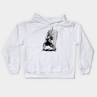 angel guard Kids Hoodie